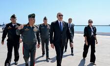 Prezident İlham Əliyev Hərbi Dəniz Qüvvələrində olub
