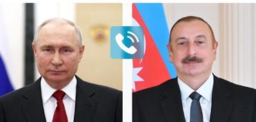 Vladimir Putin Azərbaycan Prezidentinə zəng edib