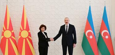 Dövlət başçısı İlham Əliyev Şimali Makedoniya Prezidentini təbrik edib