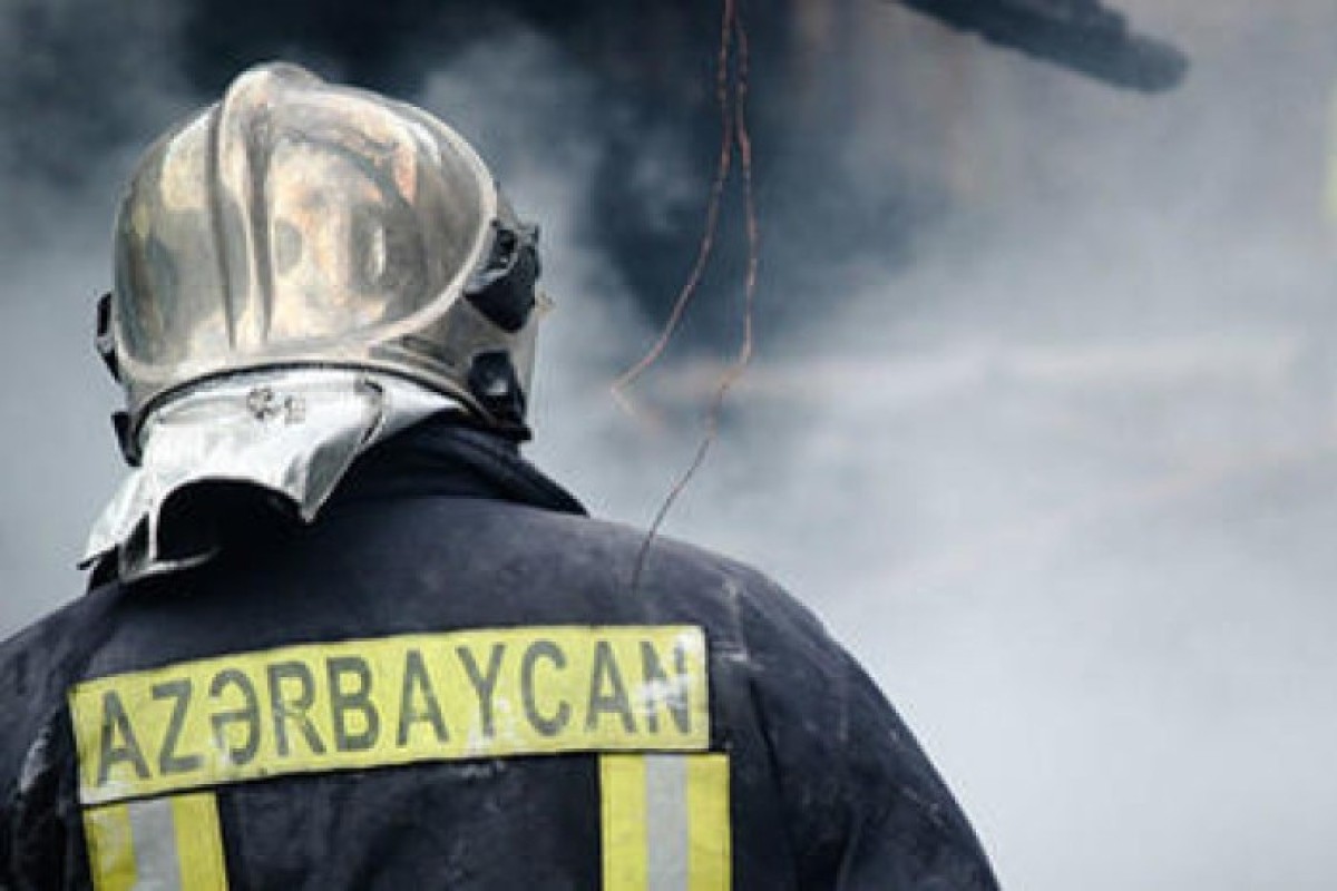 Balaxanı qəsəbəsi ərazisində obyektdə yanğın olub