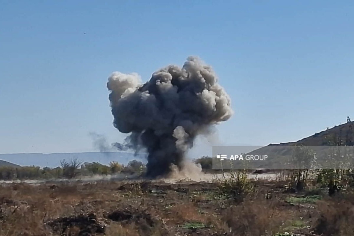 Xocalı rayonunda mina partlayıb, ANAMA əməkdaşı xəsarət alıb