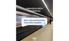 Bakı metrosunda qatarlararası intervallar azaldılır
