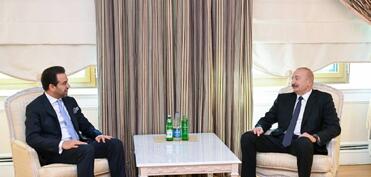 Prezident İlham Əliyev Müsəlman Ağsaqqalları Şurasının baş katibini qəbul edib