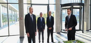 Prezident İlham Əliyev “SABAH.city” innovasiya şəhərciyinin birinci mərhələsinin açılışında iştirak edib