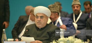 Allahşükür Paşazadə: Qarabağda bərpa-quruculuq işlərində TDT-yə üzv dövlətlər dəstəklərini əsirgəməyiblər