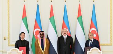 Azərbaycanla BƏƏ arasında sənədlər imzalanıb