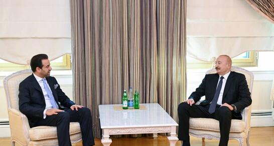 Prezident İlham Əliyev Müsəlman Ağsaqqalları Şurasının baş katibini qəbul edib