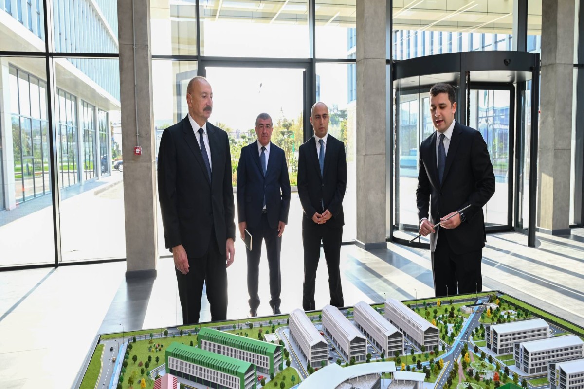 Prezident İlham Əliyev “SABAH.city” innovasiya şəhərciyinin birinci mərhələsinin açılışında iştirak edib