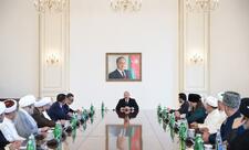 Prezident İlham Əliyev Bakıda keçirilən beynəlxalq konfransların iştirakçılarını qəbul edib