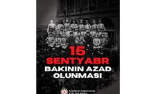 XİN Bakının işğaldan azad edilməsinin ildönümü ilə bağlı paylaşım edib