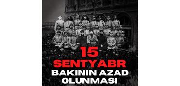 XİN Bakının işğaldan azad edilməsinin ildönümü ilə bağlı paylaşım edib