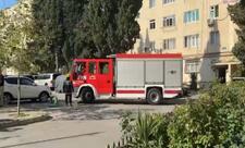 Badamdarda yaşayış binasında partlayış baş verib, xəsarət alan var