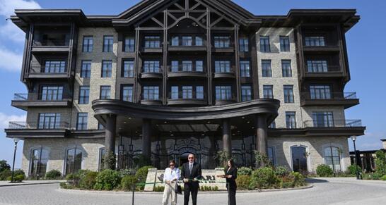 Prezident İlham Əliyev Şamaxıda “Meysari Grand Hotel & SPA” kompleksinin açılışında iştirak edib - YENİLƏNİB