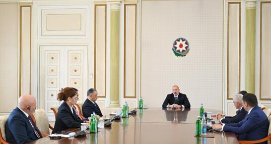 Prezident İlham Əliyev TDT-yə üzv ölkələrin təhlükəsizlik üzrə rəhbər şəxslərini qəbul edib