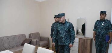 Əsaslı təmir olunan sərhəd zastavası xidməti istifadəyə verilib