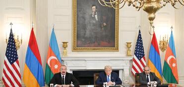Tramp BMT-də Azərbaycan-Ermənistan normallaşma prosesindən danışıb
