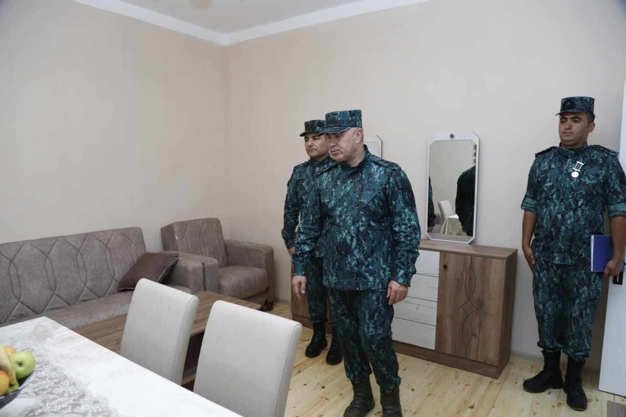 Əsaslı təmir olunan sərhəd zastavası xidməti istifadəyə verilib