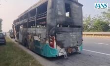 Hindistanda avtobus yandı: 9 ölü