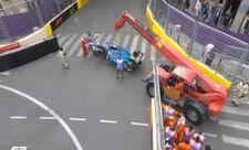 Bakıda keçirilən Formula 2 üzrə sprint yarışında zəncirvari qəza olub
