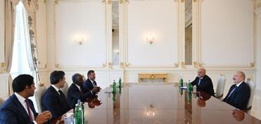 Prezident İlham Əliyev “Global Infrastructure Partners” şirkətinin rəhbərini qəbul edib