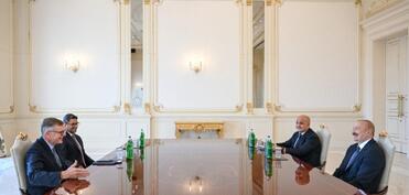Prezident İlham Əliyev “Neuberger Berman” şirkətinin sədri və baş icraçı direktorunu qəbul edib