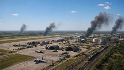 Rusiya MN: Vasilkov hərbi aerodromunun infrastrukturu sıradan çıxarıldı