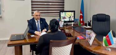Deputat Azər Allahverənov Kürdəxanı qəsəbəsində vətəndaşları qəbul edib