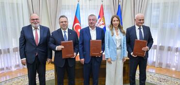 SOCAR Serbiyada 500 MVt-lıq stansiyanın tikintisi üzrə saziş imzalayıb