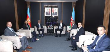 MN-in Baş direktoru “ADEX 2026” sərgisində görüşlər keçirib