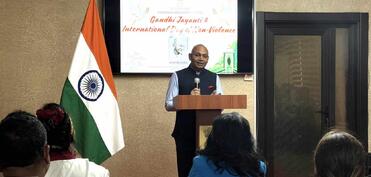 Bakıda “Gandhi Jayanti” və Beynəlxalq Qeyri-Zorakılıq Günü qeyd edilib