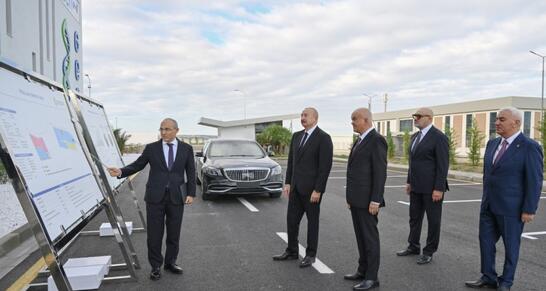 Prezident İlham Əliyev Pirallahı Sənaye Parkında dərman istehsalı müəssisəsinin açılışında iştirak edib  - FOTO 