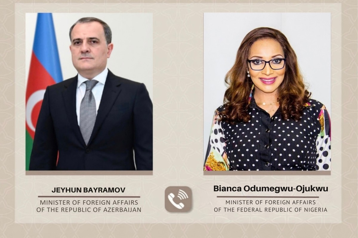Ceyhun Bayramov nigeriyalı həmkarı ilə çoxtərəfli platformalarda əməkdaşlıq gündəliyini müzakirə edib