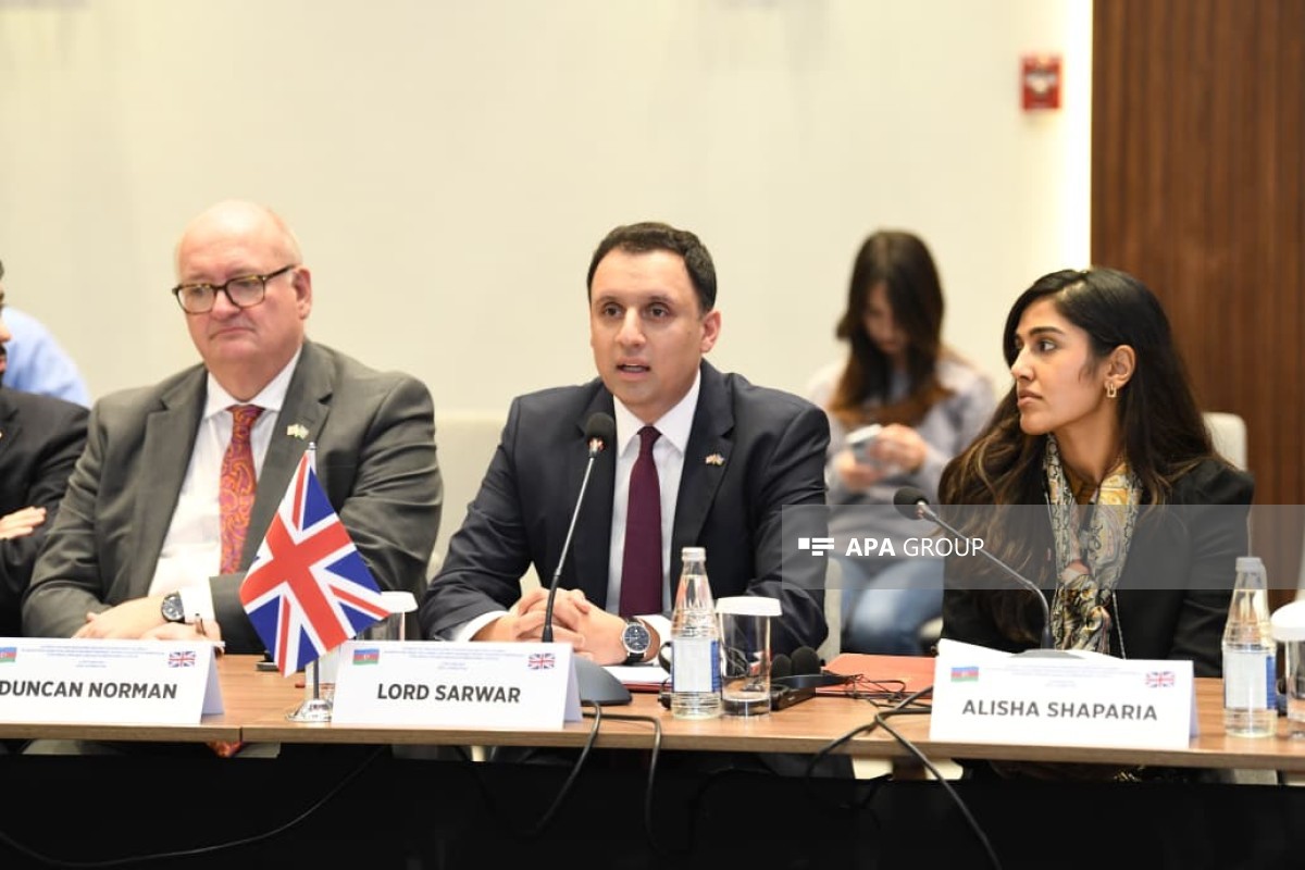 Britaniyalı nazir: Azərbaycan və Böyük Britaniya arasında investisiyaların qarşılıqlı artmasını istəyirik