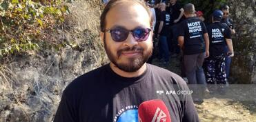 Xarici səyyah: Qarabağda həyata keçirilən işləri görmək çox xoşdur