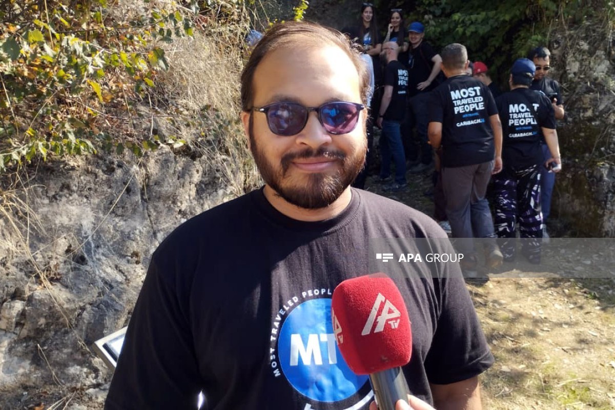 Xarici səyyah: Qarabağda həyata keçirilən işləri görmək çox xoşdur