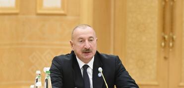 Türkmənbaşıda MDB Dövlət Başçıları Şurasının geniş tərkibdə iclası keçirilir, Prezident tədbirdə iştirak edir