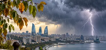 Azərbaycanın bəzi rayonlarında yağış yağacaq, şimşək çaxacaq - PROQNOZ