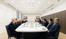 Vilayət Eyvazov iranlı həmkarı ilə görüşüb