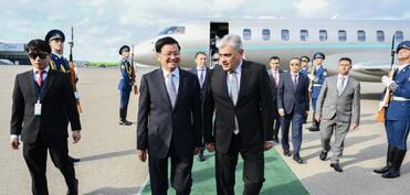 Laos Prezidenti Azərbaycana rəsmi səfərə gəlib