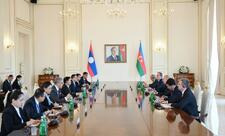 Prezident İlham Əliyevin Laos Prezidenti ilə geniş tərkibdə görüşü olub - FOTO - YENİLƏNİB - FOTO