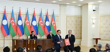 Azərbaycan ilə Laos arasında Birgə Bəyanat qəbul olunub və sənədlər mübadilə edilib - YENİLƏNİB