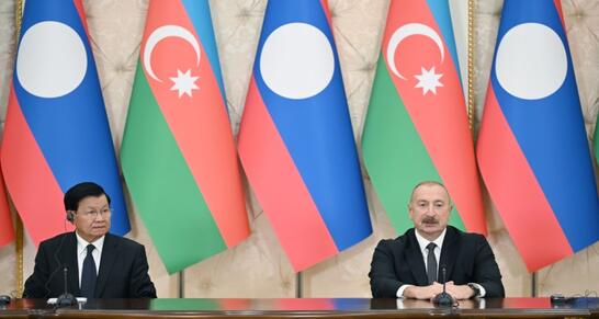 Azərbaycan və Laos prezidentləri mətbuata bəyanatlarla çıxış ediblər  - YENİLƏNİB
