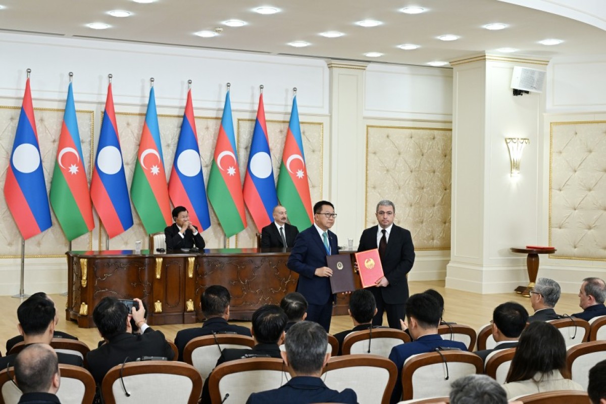 Azərbaycan ilə Laos arasında Birgə Bəyanat qəbul olunub və sənədlər mübadilə edilib - YENİLƏNİB
