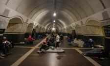 Kiyev metrosunda qatarların hərəkəti yenidən dayandırılıb