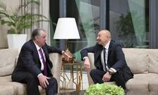 Prezident İlham Əliyev Tacikistan Prezidenti ilə görüşüb