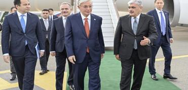 Qazaxıstan Prezidentinin Azərbaycana səfəri başlayıb