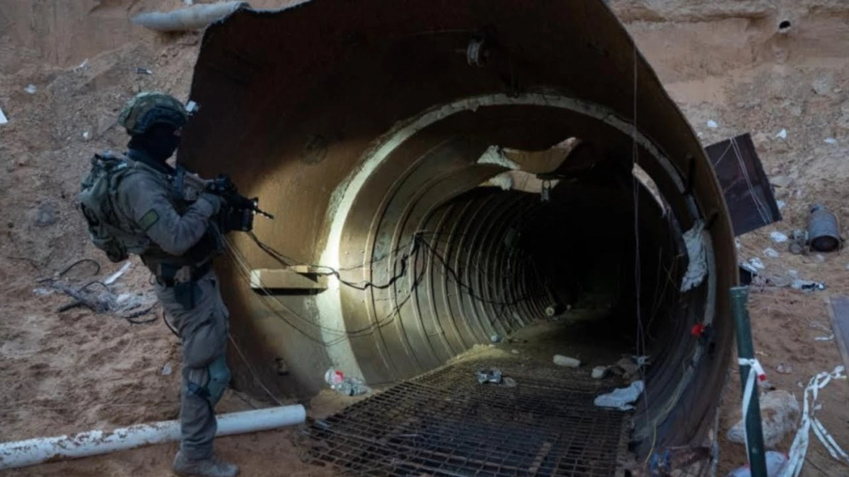 İsrail ordusu Qəzzanın cənubunda HƏMAS-ın 1,5 km-lik tunelini məhv edib