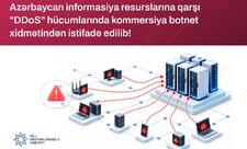 Azərbaycan informasiya resurslarına qarşı DDoS hücumlarında kommersiya xidmətindən istifadə edilib