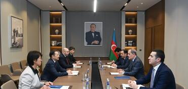 Ceyhun Bayramov AQEM-in Baş katibi ilə görüşüb