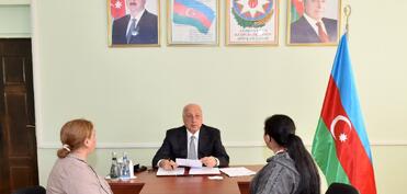 Zakir Fərəcov Sumqayıtda qəbul keçirib